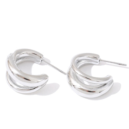 Simone Layered Hoop Earrings