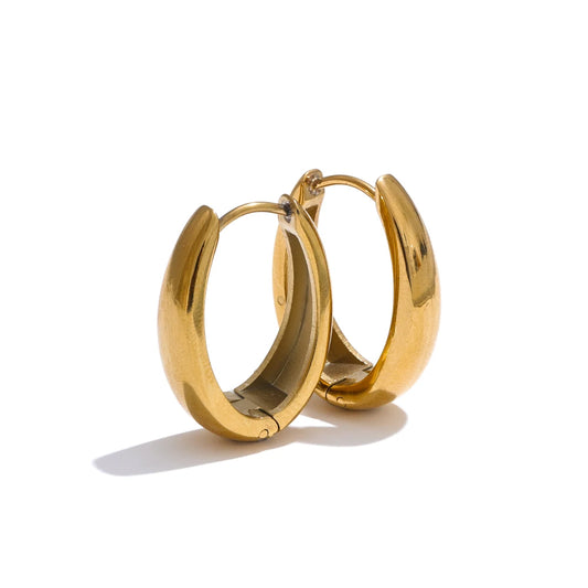 Élodie Sculpted Hoop Earrings