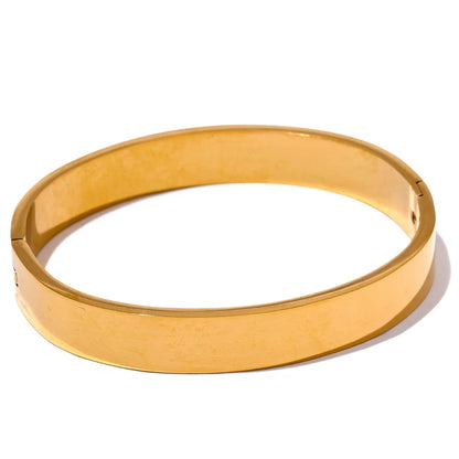 Axis Classic Gold Hinged Bangle