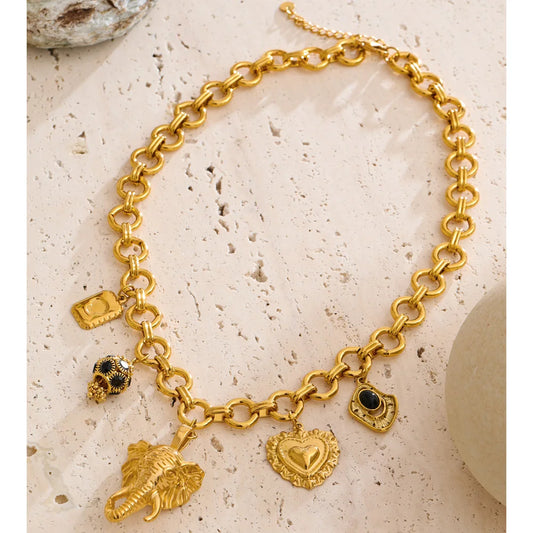 Safari Luxe Charm Necklace