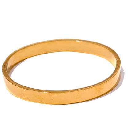 Axis Classic Gold Hinged Bangle