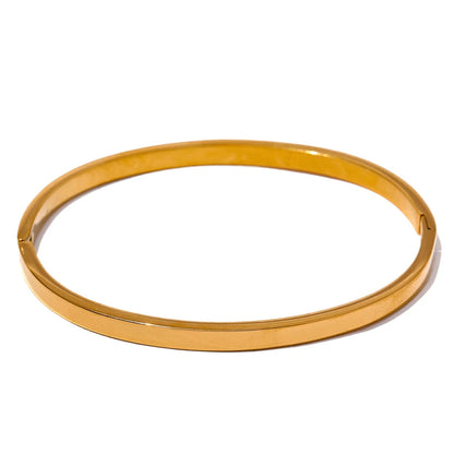 Axis Classic Gold Hinged Bangle