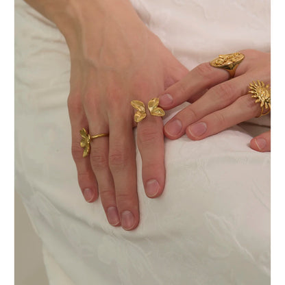 Liora Sculpted Petal Ring